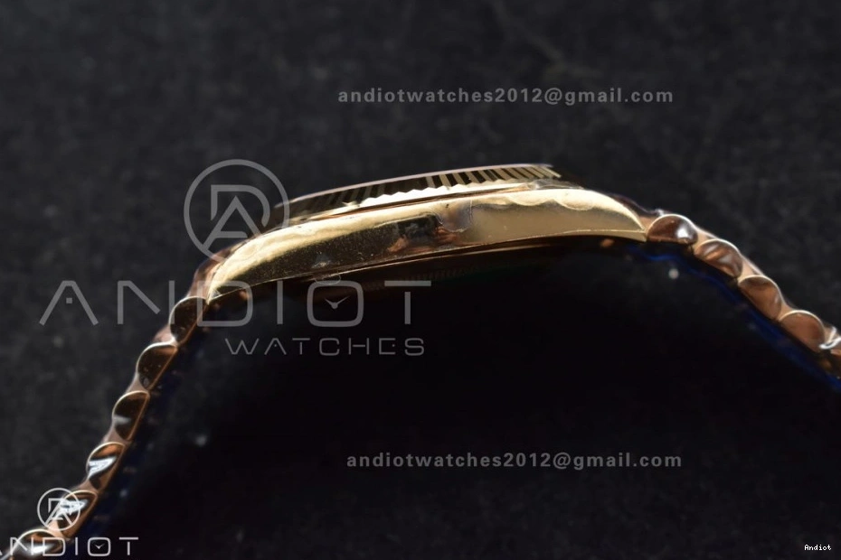 Date Edition Dial Roman Best THBF Day VR3255 President Green 228235 on 40 (Gain 1:1 RG Weight) Bracelet 0117